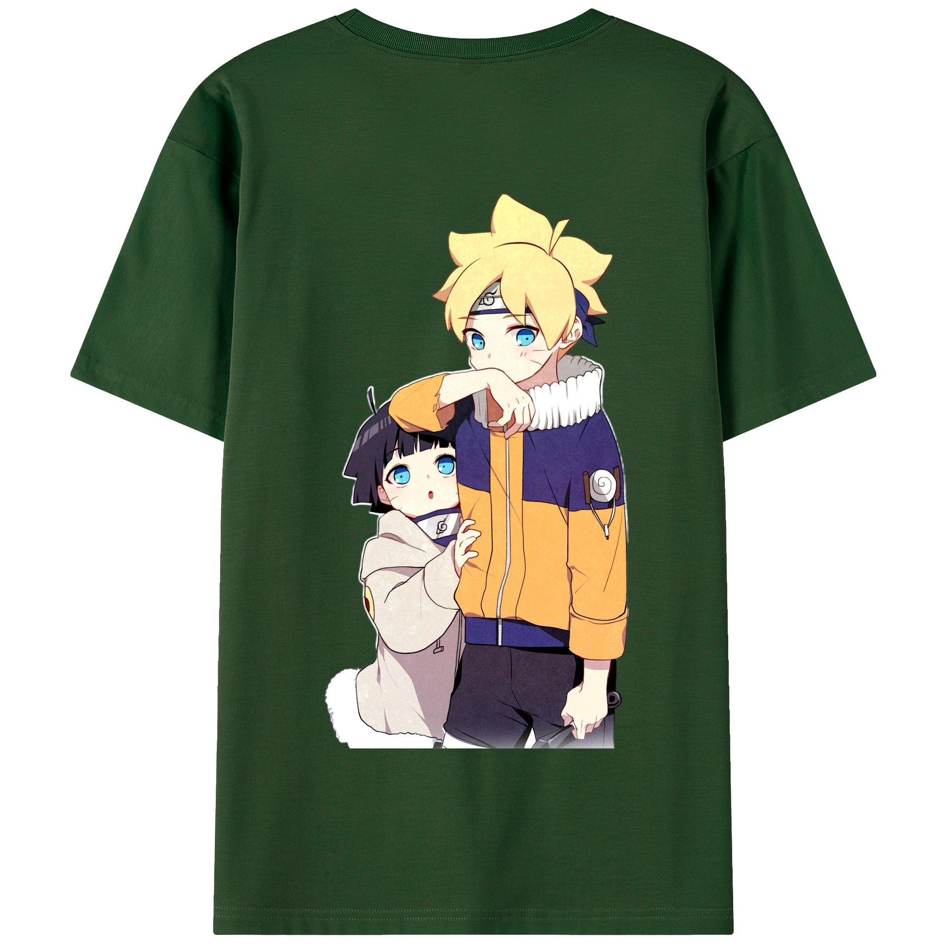 （画像用） NARUTO -ナルト- うずまき ボルト Uzumaki Boruto 綿100％半袖Tシャツ（背面プリント）